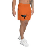 NIGHTHAWK (ORANGE) Men's Athletic Long Shorts