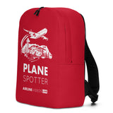 PLANE SPOTTER (RED) Minimalist Backpack