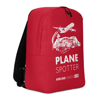 PLANE SPOTTER (RED) Minimalist Backpack