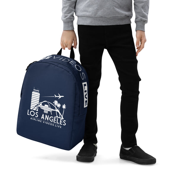 LOS ANGELES RETRO (NAVY) Minimalist Backpack