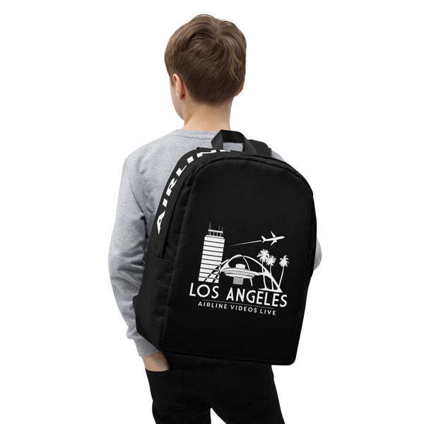 LOS ANGELES RETRO (BLACK) Minimalist Backpack