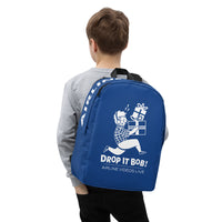 DROP IT BOB! (BLUE) Minimalist Backpack