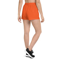 GO LONG (ORANGE) Women's Athletic Short Shorts