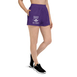 BOOP THE SNOOT (PURPLE) Women's Athletic Short Shorts