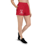 BOOP THE SNOOT (RED) Women's Athletic Short Shorts
