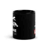 PLANE SPOTTER Black Glossy Mug - SOLD IN US ONLY