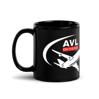 AVL ON THE FLY (SOLD IN US ONLY) Black Glossy Mug