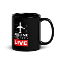 LOS ANGELES AVL (SOLD IN US ONLY) Black Glossy Mug