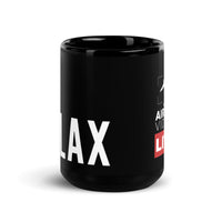 LAX TOWER Black Glossy Mug - SOLD IN US ONLY