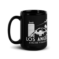 LOS ANGELES AVL (SOLD IN US ONLY) Black Glossy Mug