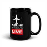 LOS ANGELES AVL (SOLD IN US ONLY) Black Glossy Mug