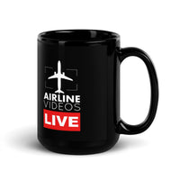 AVL ON THE FLY (SOLD IN US ONLY) Black Glossy Mug