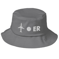 PLANE-SPOT-ER Old School Bucket Hat