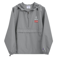 AIRLINE VIDEOS LIVE Embroidered Champion Packable Jacket