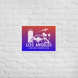 LOS ANGELES RETRO Framed poster