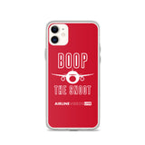 BOOP THE SNOOT (RED) iPhone Case