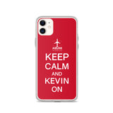 KEEP CALM AND KEVIN ON iPhone Case