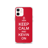 KEEP CALM AND KEVIN ON iPhone Case