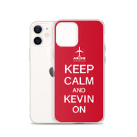 KEEP CALM AND KEVIN ON iPhone Case