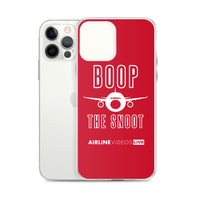 BOOP THE SNOOT (RED) iPhone Case