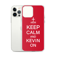 KEEP CALM AND KEVIN ON iPhone Case