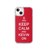 KEEP CALM AND KEVIN ON iPhone Case