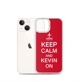 KEEP CALM AND KEVIN ON iPhone Case