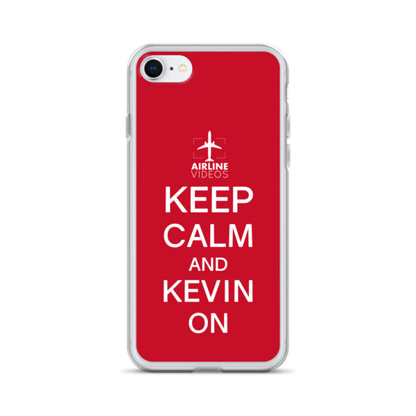 KEEP CALM AND KEVIN ON iPhone Case