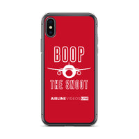 BOOP THE SNOOT (RED) iPhone Case