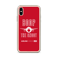 BOOP THE SNOOT (RED) iPhone Case