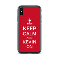 KEEP CALM AND KEVIN ON iPhone Case