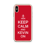 KEEP CALM AND KEVIN ON iPhone Case