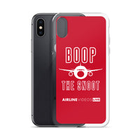 BOOP THE SNOOT (RED) iPhone Case