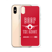 BOOP THE SNOOT (RED) iPhone Case