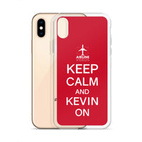 KEEP CALM AND KEVIN ON iPhone Case