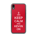 KEEP CALM AND KEVIN ON iPhone Case