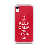 KEEP CALM AND KEVIN ON iPhone Case