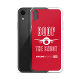 BOOP THE SNOOT (RED) iPhone Case