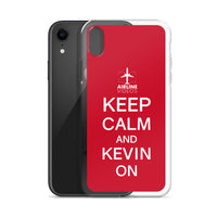 KEEP CALM AND KEVIN ON iPhone Case