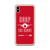 BOOP THE SNOOT (RED) iPhone Case