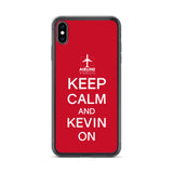 KEEP CALM AND KEVIN ON iPhone Case