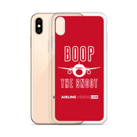 BOOP THE SNOOT (RED) iPhone Case