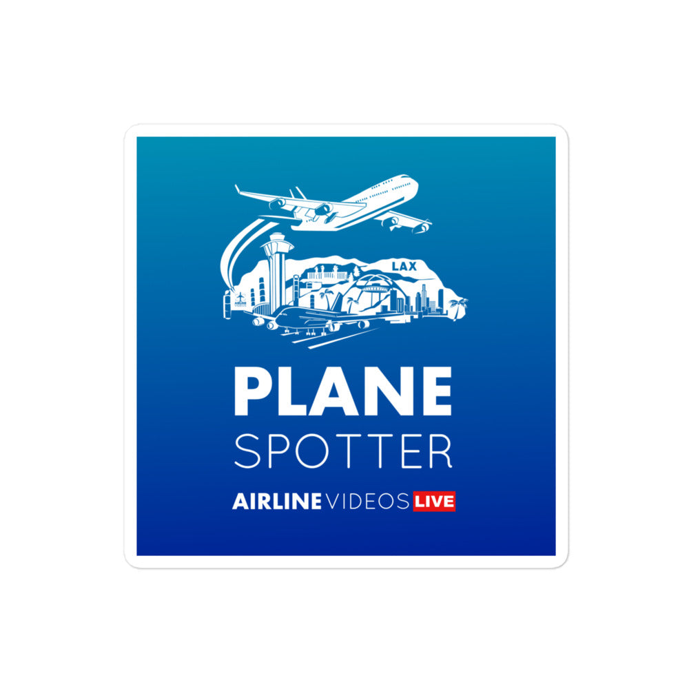 PLANE SPOTTER Bubble-free stickers – Airline Videos