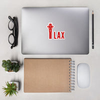 LAX Tower (Red) Bubble-free stickers