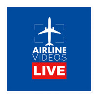 AIRLINE VIDEOS LIVE Bubble-free stickers