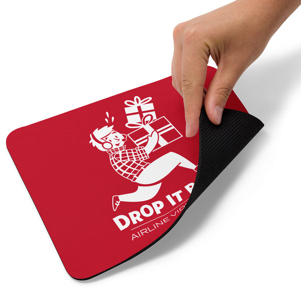 DROP IT BOB! (RED) Mouse pad