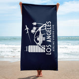 LOS ANGELES RETRO (NAVY) Towel