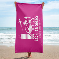 LOS ANGELES RETRO (PINK) Towel