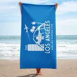 LOS ANGELES RETRO (LIGHT BLUE) Towel