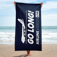 GO LONG (NAVY) Towel